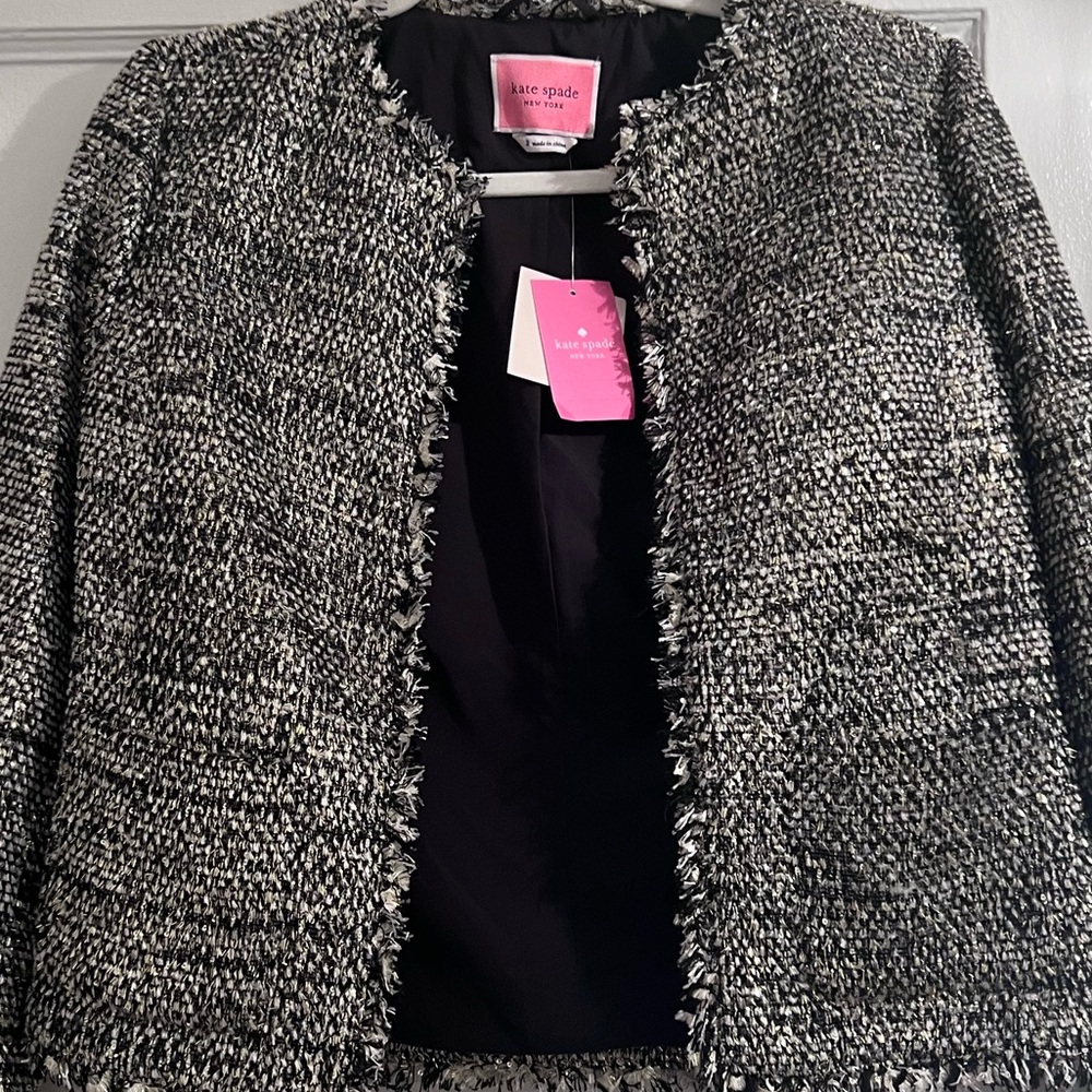 Kate Spade tweed blazer